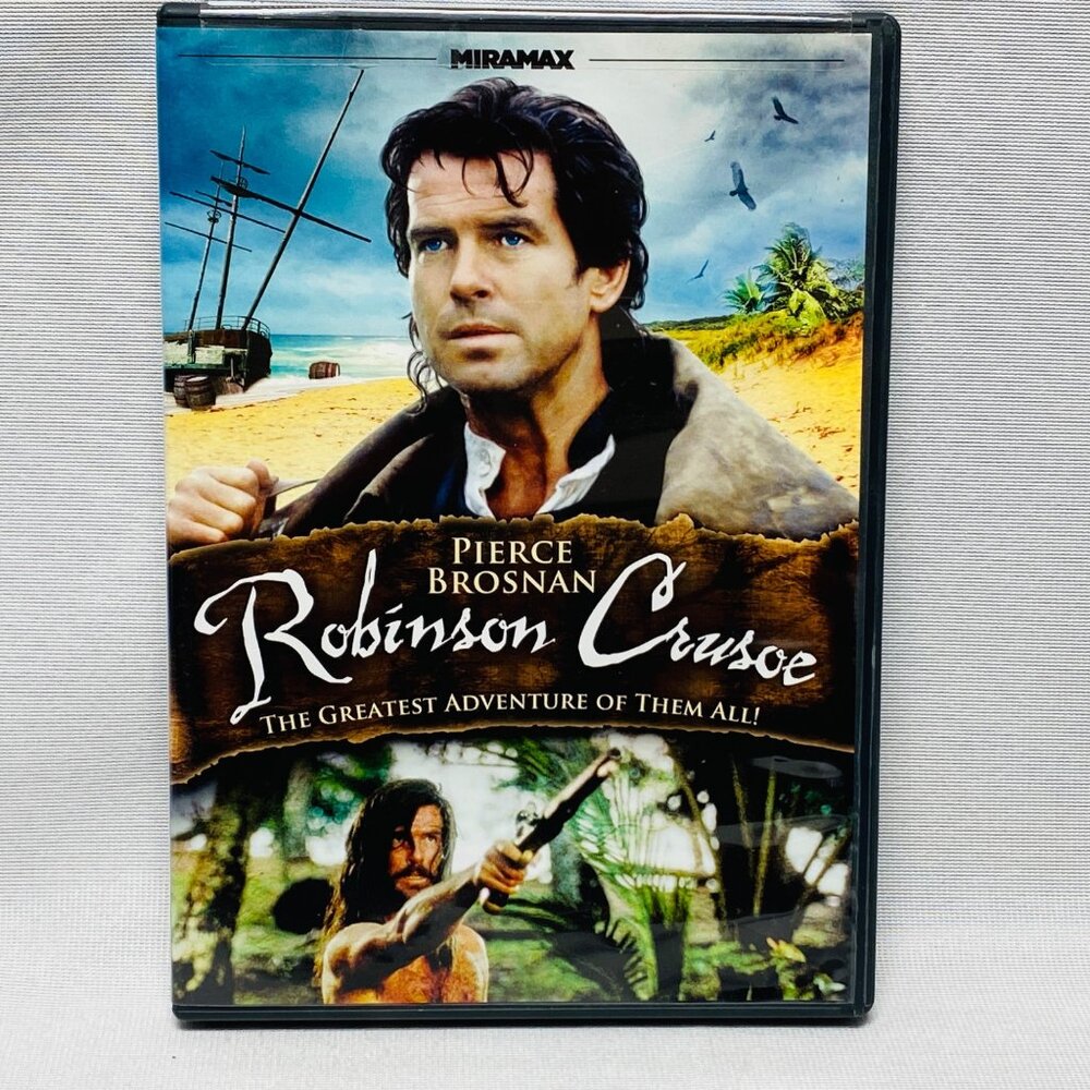 Robinson Crusoe DVD 1997 Adventure Drama Starring Pierce Brosnan By Miramax